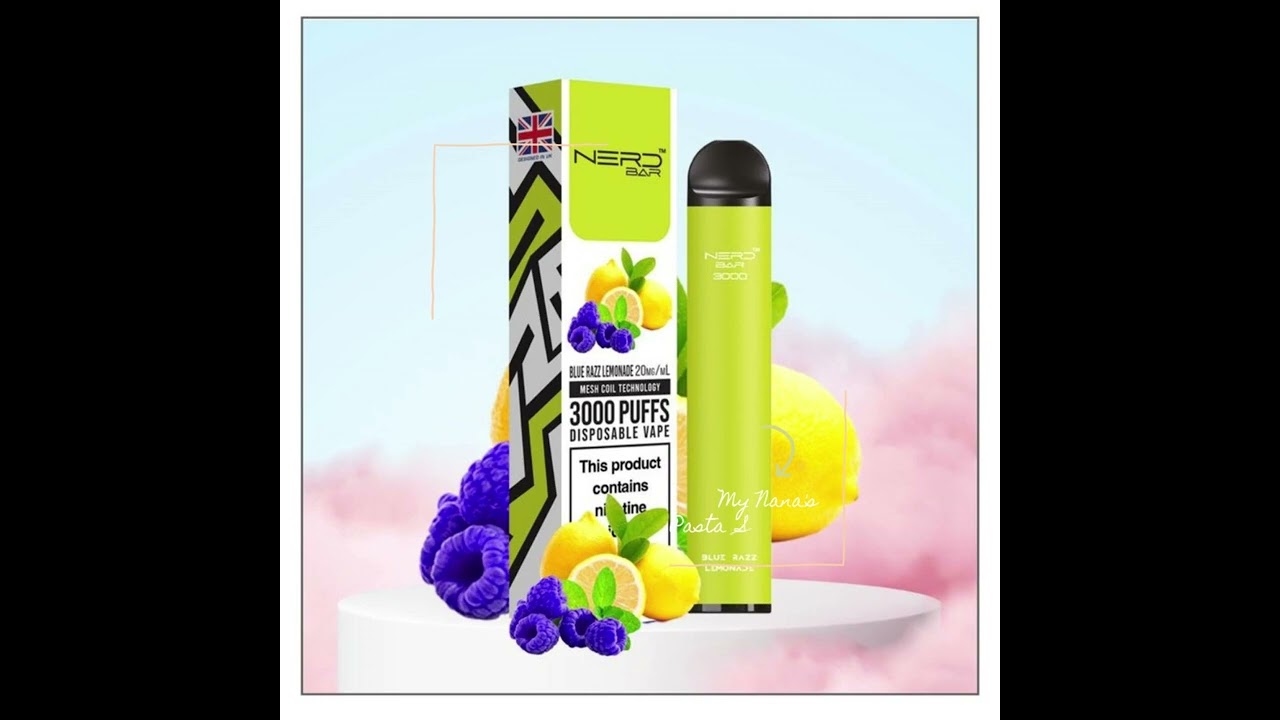NERD BAR | DISPOSABLE | VAPE | 3000 PUFFS | IN DUBAI | 2023
