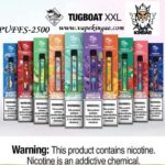 TUGBOAT XXL DISPOSABLE VAPE DXB (2500 PUFFS)