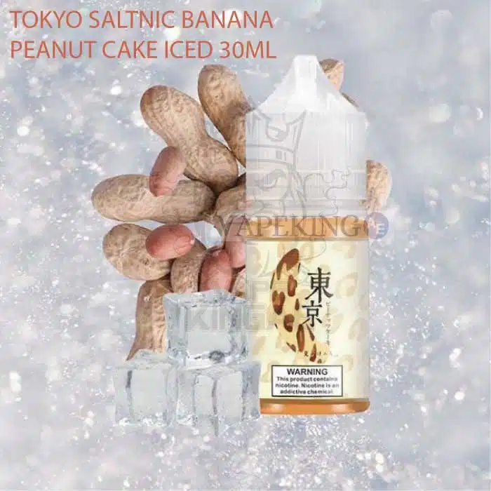 TOKYO SALTNIC BANANA PEANUT CAKE ICED 30ML