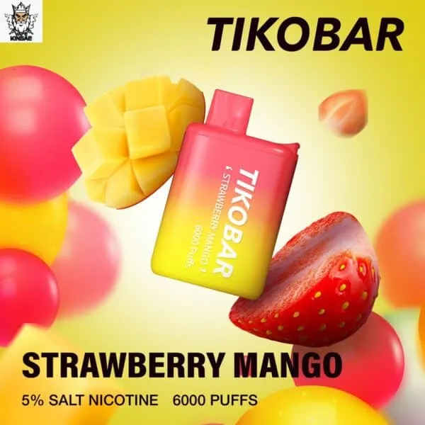 Tikobar 6000 Puffs Strawberry Mango