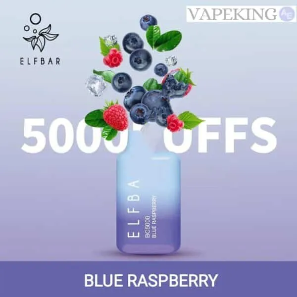 ELFBAR BC5000 BLUE RASPBERRY 1