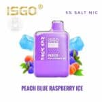 ISGO 8000 PEACH BLUE RASPBERRY ICE 2