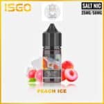 ISGO SALTNIC 30ML IN UAE Peach Ice 1