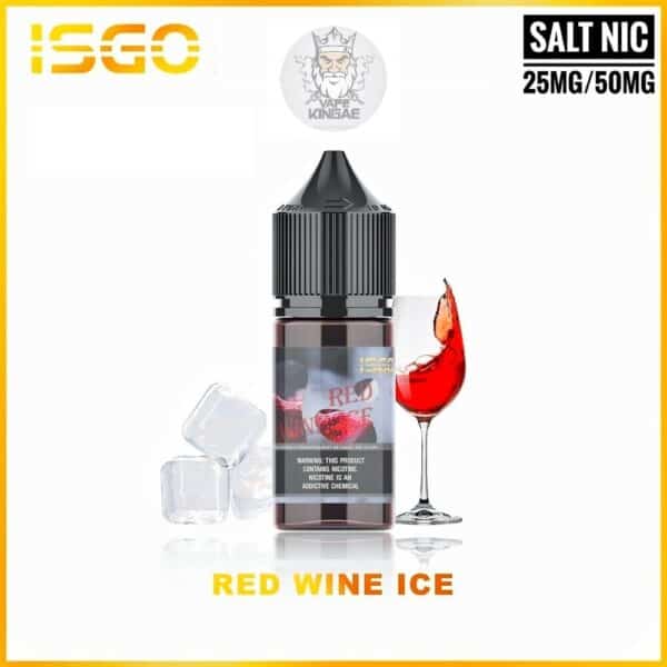 ISGO SALTNIC 30ML IN UAE Red Wine Ice 1