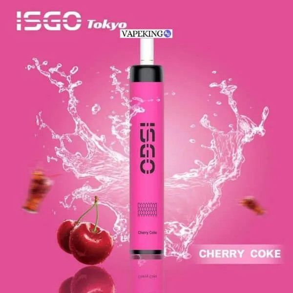 ISGO TOKYO DISPOSABLE VAPE 4000 puffs Cherry Coke 1