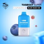 TUGBOAT SUPER DISPOSABLE 12000 Puffs Blue Razz Ice 1