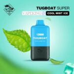TUGBOAT SUPER DISPOSABLE 12000 Puffs Cool Mint Ice 1