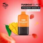 TUGBOAT SUPER DISPOSABLE 12000 Puffs Strawberry Mango Ice 1