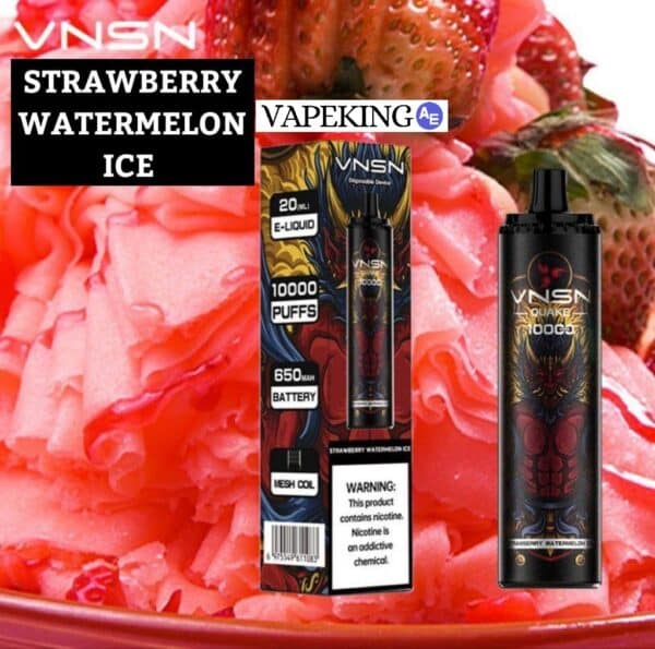 VNSN QUAKE 10000 PUFFS DISPOSABLE VAPE Strawberry Watermelon Ice 1