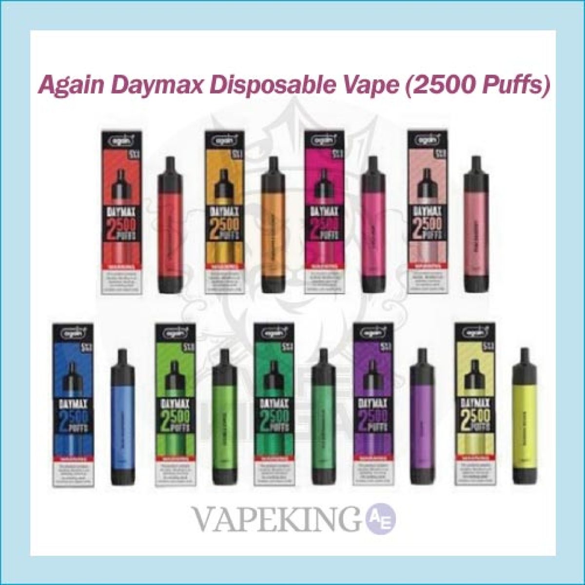 AGAIN DAYMAX DISPOSABLE VAPE 2500 Puffs
