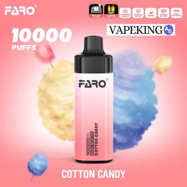 Faro 10000 puffs Grape Ice.Cotton Candy