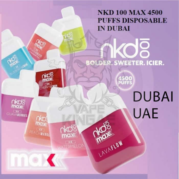 NKD 100 MAX 4500 PUFFS DISPOSABLE IN DUBAI