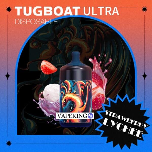 Tugboat Ultra 6000 Puffs Disposable Strawberry Lychee 1