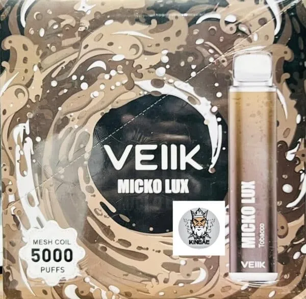 VEIIK MICKO LUX DISPOSABLE 5000 PUFFS Tobacco 1