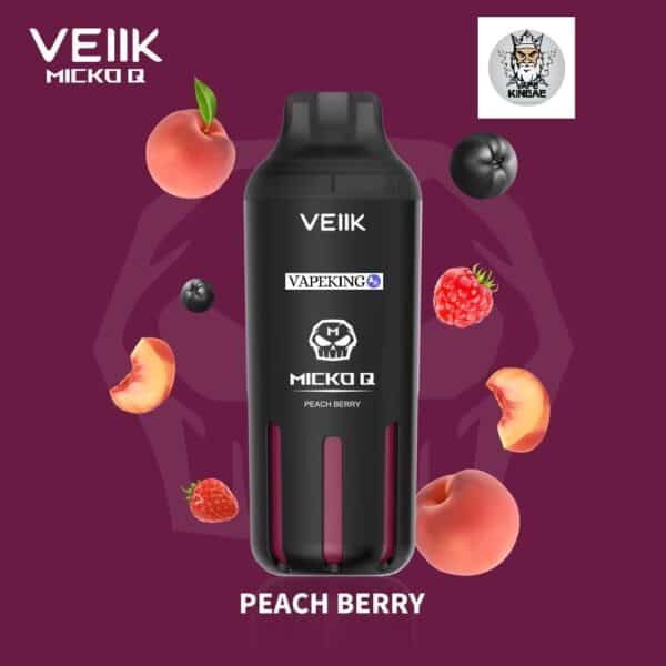 VEIIK Micko Q 5500 Puffs Disposable Vape Peach Berry 1