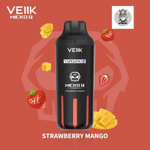 VEIIK Micko Q 5500 Puffs Disposable Vape STRAWBERRY MANGO 1