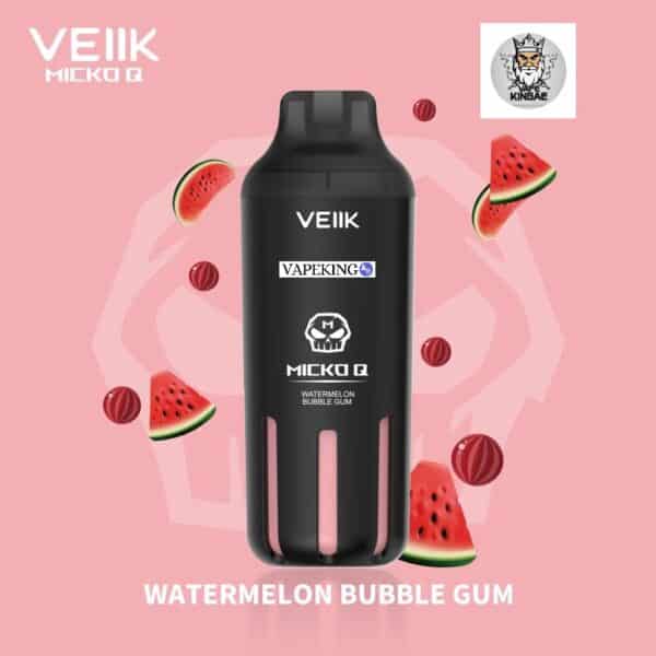 VEIIK Micko Q 5500 Puffs Disposable Vape WATERMELON BUBBLE GUM 1