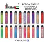 pod salt nexus 3500 puffs vape