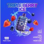 THAT.THAT. 6500 PUFFS DISPOSABLE 6500 PUFFS STRIPPLE BERRY ICE