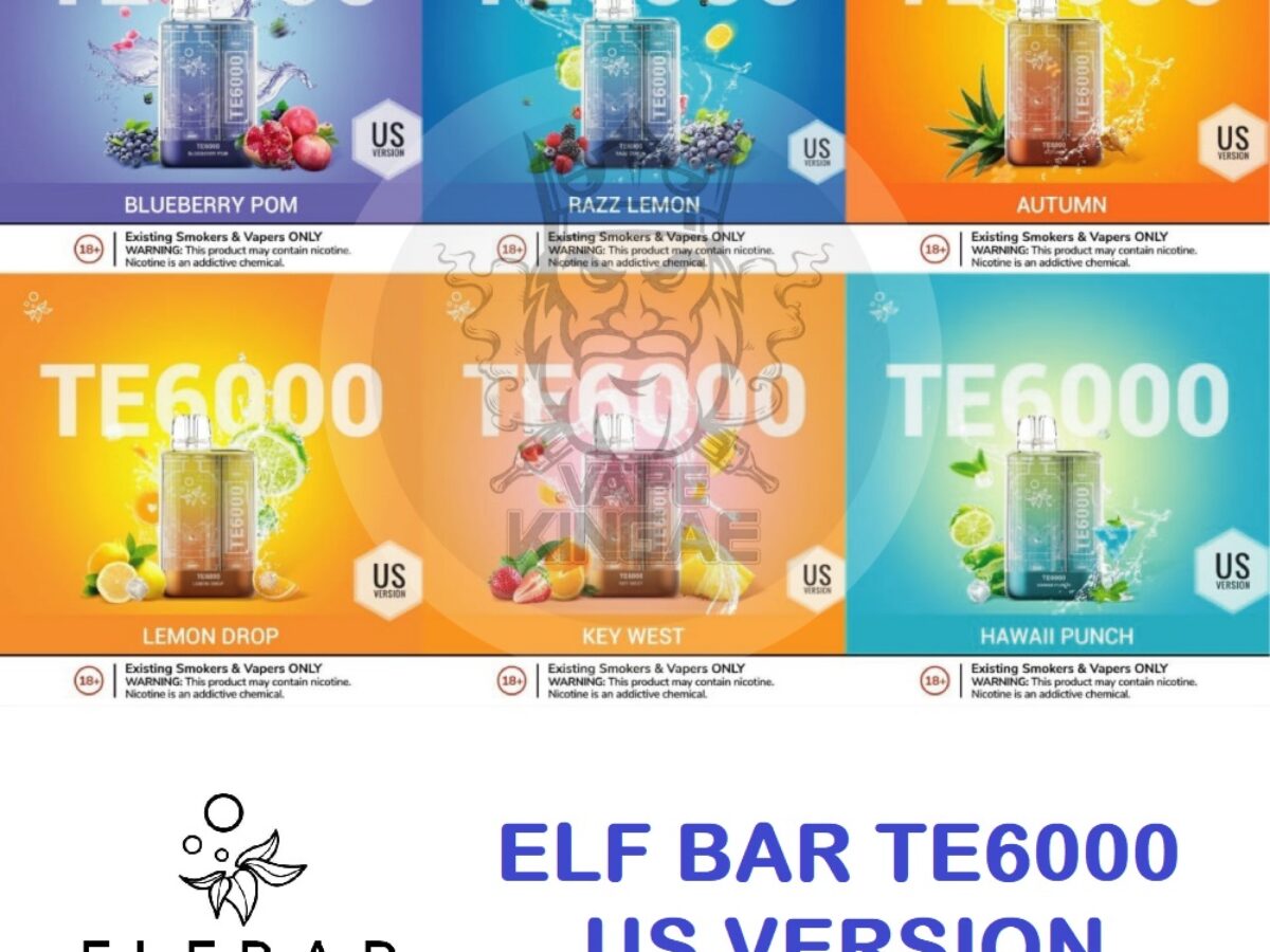 elf bar autumn flavor Elf Bar TE6000 Autumn 550mAh Rechargeable 5%