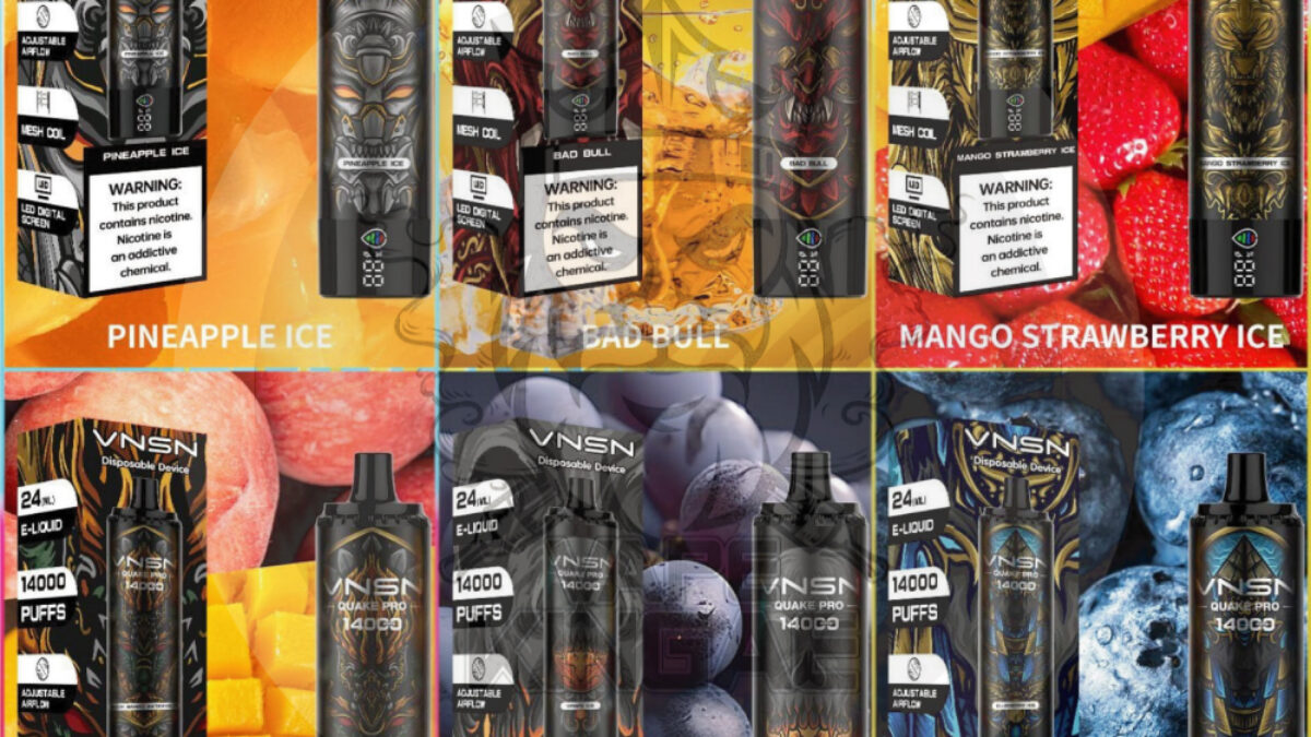 VNSN QUAKE PRO 14000 PUFFS DISPOSABLE VAPE - VAPEKING AE