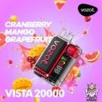 VOZOL VISTA 20000 PUFFS Cranberry Mango Grapefruit