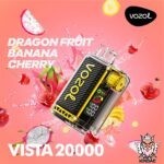 VOZOL VISTA 20000 PUFFS Dragon Fruit Banana Cherry