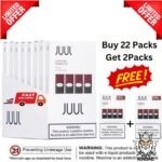 JUUL VIRGINIA TOBACCO POD 3% & 5% (USA Made)