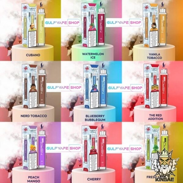 NERD CRYSTAL DISPOSABLE VAPE DEVICE 5500 PUFFS IN DUBAI