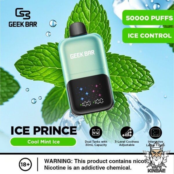 GEEK BAR ICE PRINCE 50K COOL MINT ICE