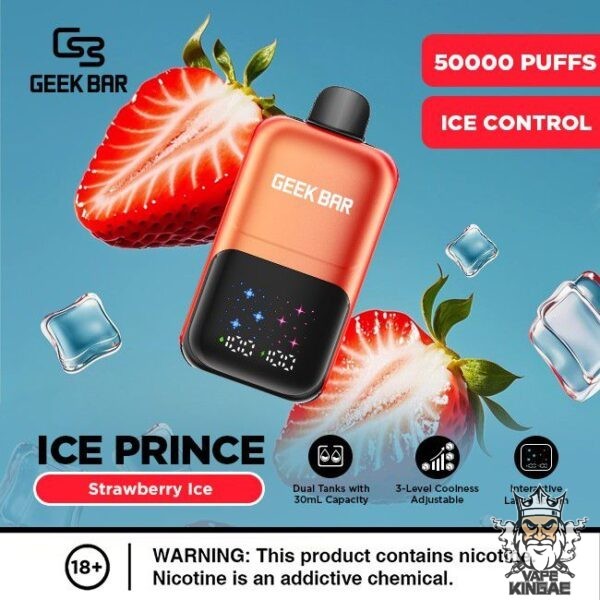 GEEK BAR ICE PRINCE 50K STRAWBERRY ICE