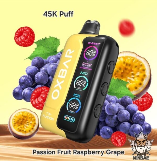 OXBAR 45K Passion Fruit Raspberry Grape