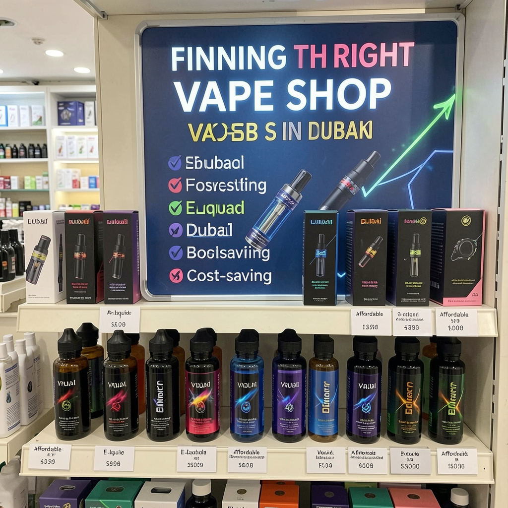 Finding the right vape shop in Dubai
