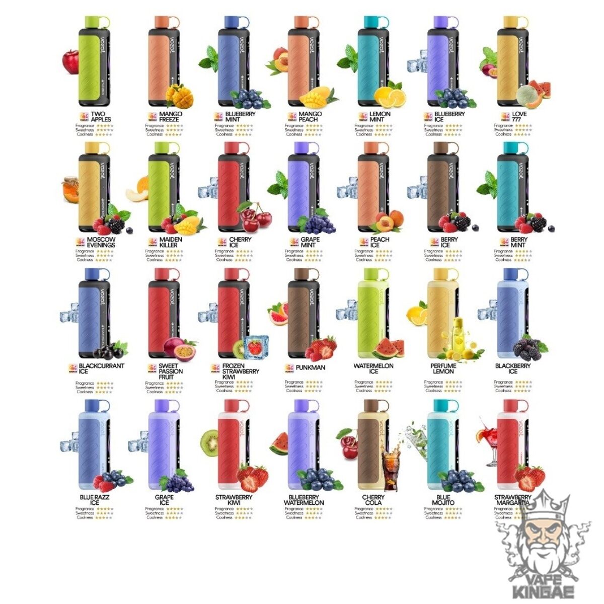 VOZOL Gear Hookah 40000 Puffs Disposable Vape 5mg in the UAE - VAPEKING AE