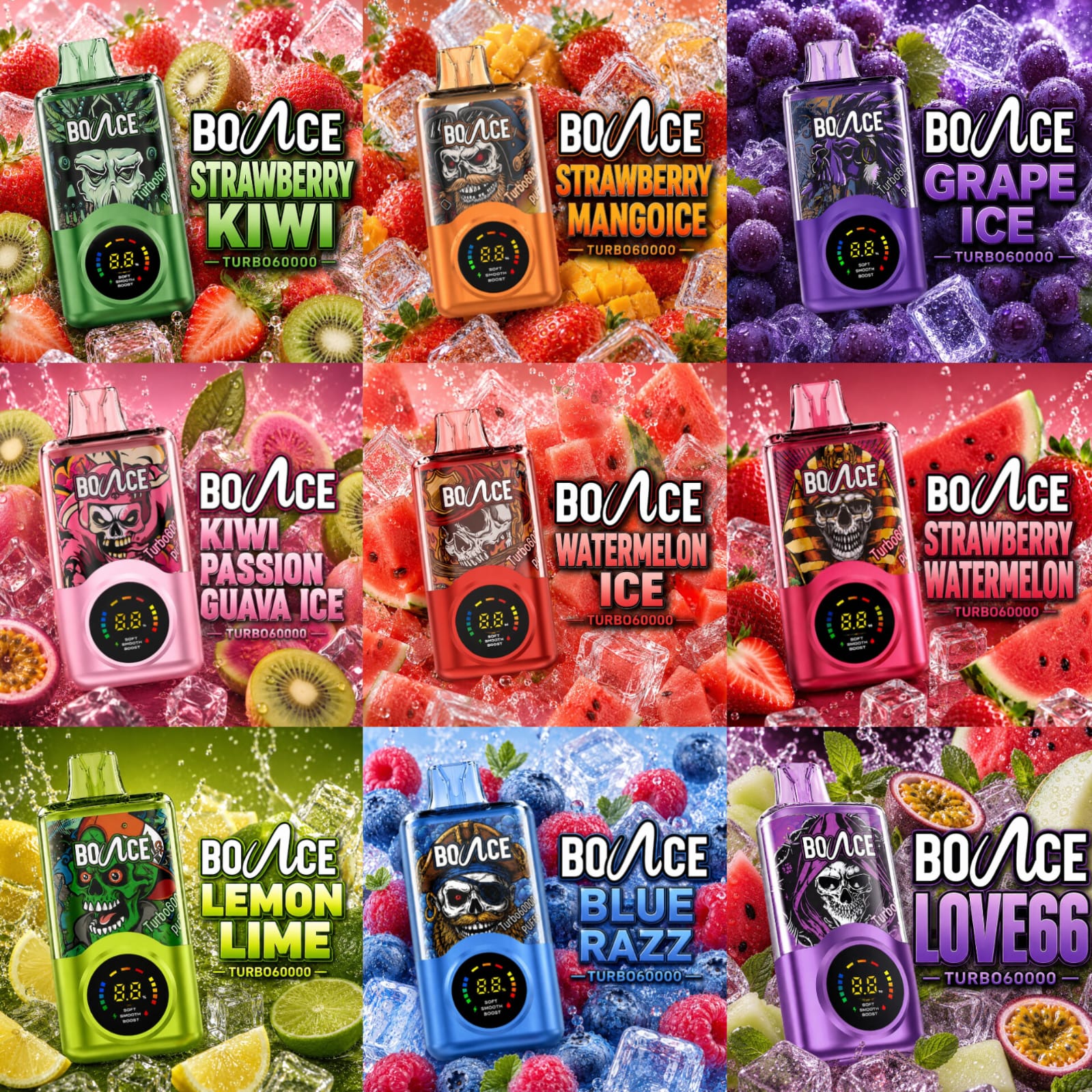 BOUNCE TURBO 60000 PUFFS DISPOSABLE VAPE BOUNCE TURBO 60000 PUFFS DISPOSABLE VAPE