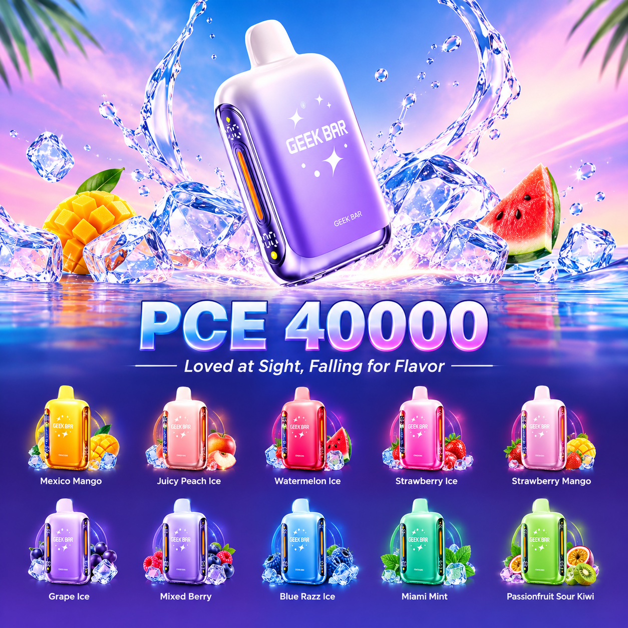 GEEK BAR PCE 40000 PUFFS DISPOSABLE VAPE GEEK BAR PCE 40000 PUFFS DISPOSABLE VAPE